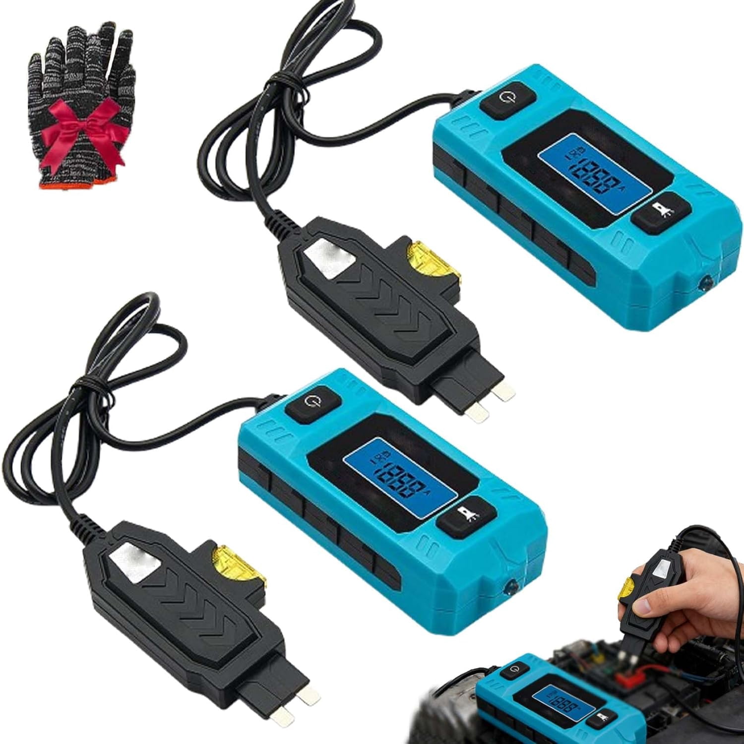 ABPETE Automotive Circuit Fault Probe Tester with LED Display & Front Lighting,Portable High-Precision Car Circuit Probe Tester,Water Proof Car Relay Fuse Blade Checker for Various Vehicles (2PCS)