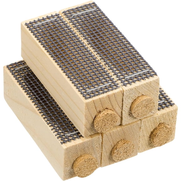 ABPETE Beekeeping Queen Cage - 5pcs Handmade Wooden Bee Cages - Essential Beekeeper Equipment for Queen Rearing & Hive Transport