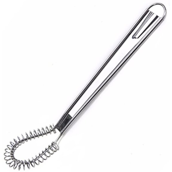 ABPETE Best Utensils Stainless Steel Mini Egg Whisk Beater Handheld Milk Frother Foamer Foaming Creamy Coffee Mixer Spring Sauce Blender Kitchen Accessories