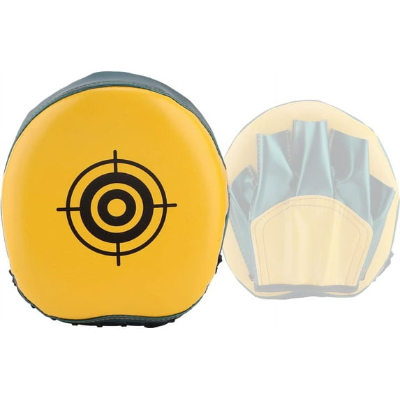 ABPETE Boxing Pads Mini Focus Mitts,PU Leather Boxing Curved Focus Punching Mitts Kids Mini Boxing Gloves Pads Boxing Target Pads for Kickboxing, MMA, Muay Thai, Punching Target, Martial Arts