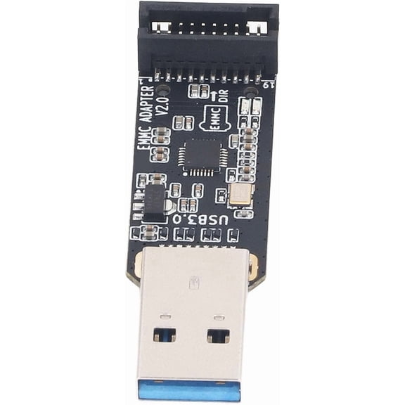 ABPETE Card Reader V2 - USB 3.0 Adapter Module with TF/SD Card Slot for Fast Data Reading/Writing from EMMC Chips, Recovery Tool for Embedded Systems & DIY Electronics
