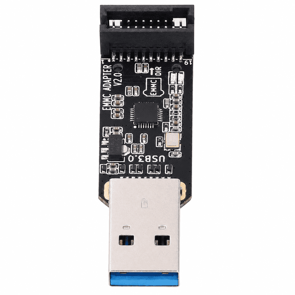 ABPETE eMMC Card Reader V2 USB 3.0 Adapter Module, TF/SD Memory Interface for Chip Data Read/Write, Embedded System Recovery and DIY Electronics