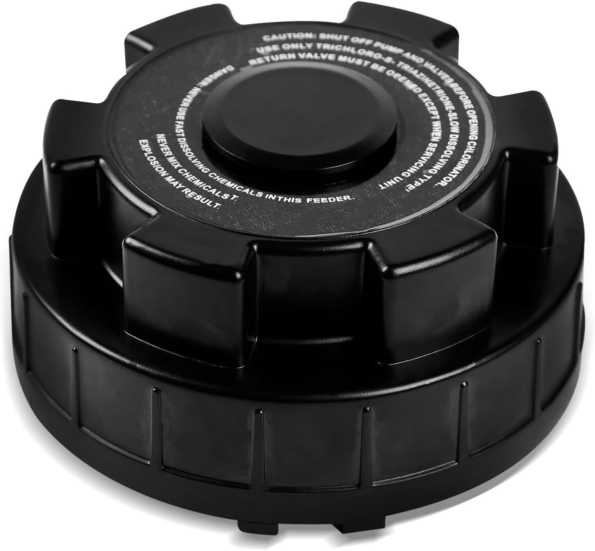 ABPETE Chlorinator Cover Compatible with Hayward Cl200 CL220 Automatic Chlorinator Feeder, ABS Material, Long Service Life, with The Chlorinator to Ensure no Leakage, Easy to Install(Black)