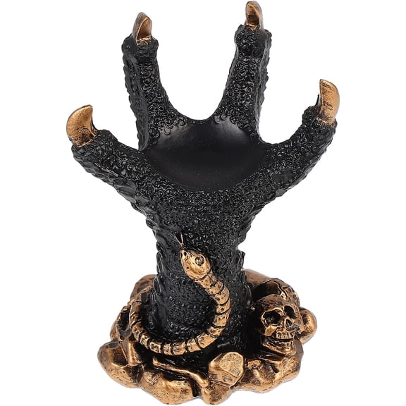 ABPETE Crystal Ball Stand Dragon Claw Shape Gemstone Sphere Holder Desktop Crystals Glass Display Base for Crystal Sphere Globe Stone Decor