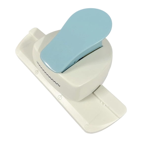 ABPETE Decorative Paper Border Punch,Embossing & Punch Press Tool for Greeting Cards, Party Invites, Envelopes & DIY Craft Projects(Light Blue)