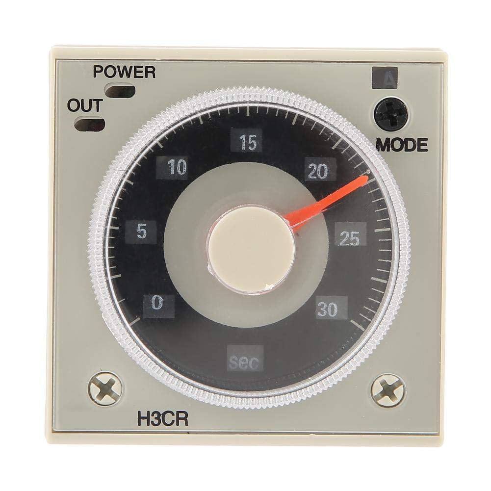 ABPETE Delay Timer Relay, H3CR-A Delay Timer Relay 0.5S-300H Knob ...