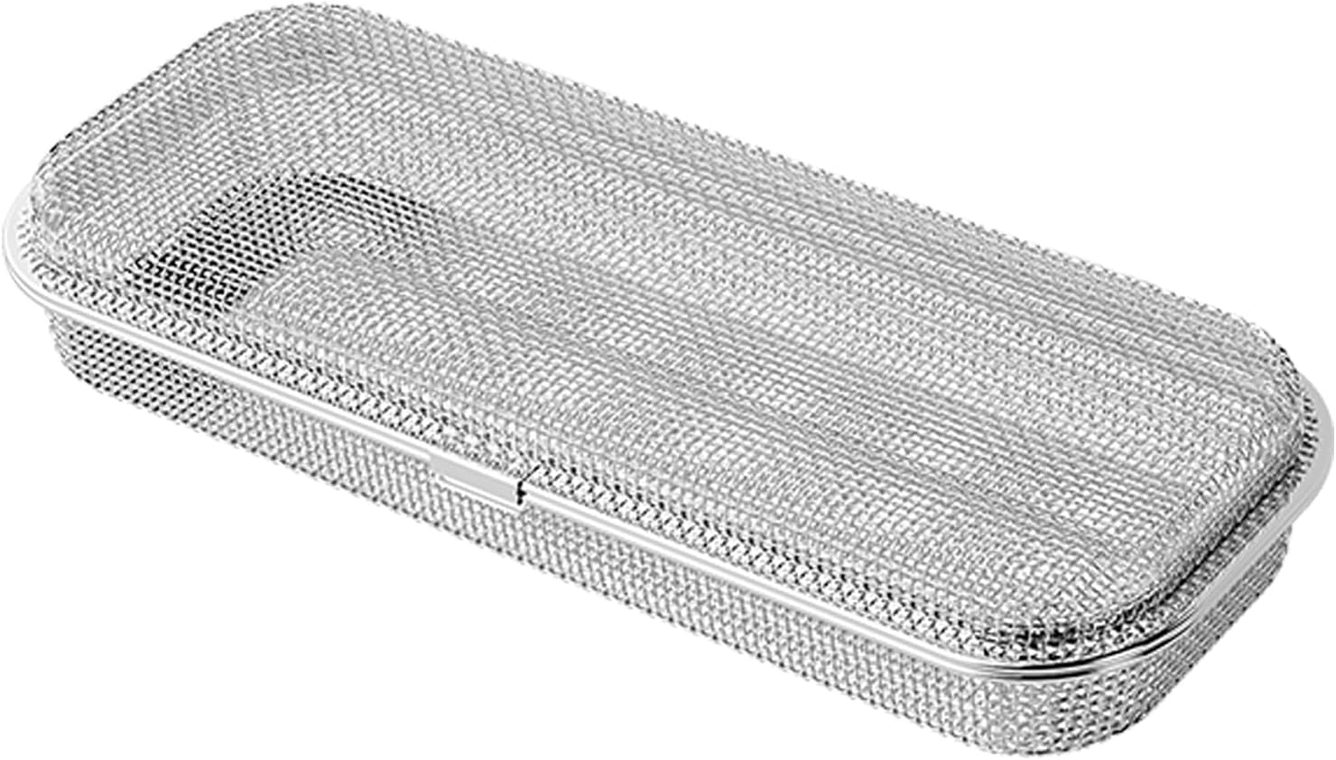 ABPETE Dishwasher Basket, 18/8 Food-Grade Stainless Steel Dishwasher Basket for Small Item, Bottle Accessories, Scoops, Forks, Chopsticks Cleaning, Middle