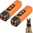 thumbnail image 1 of ABPETE Dog Bark Deterrent Device, 2025 New Dog Repeller, Portable Dog Training Device for Outdoor Use, Rechargeable Bark Control Tool with LED Light for Pet Owners (2pcs), 1 of 8