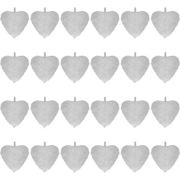 ABPETE Drink Covers Wine,24pcs Leaf Stainless Steel Wine Glass Cover,Cup Wine Glass Lid Mesh Ventilated leaf, Outdoor Drink Covers for Coffee Mugs, Tea Cups and Water Glasses(silver)