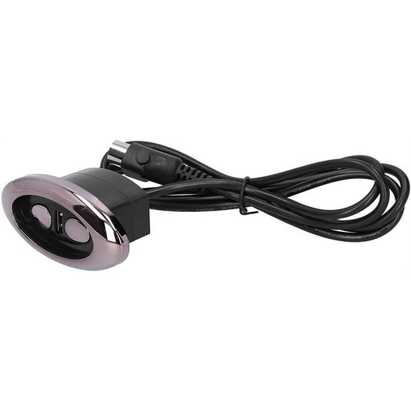 ABPETE Electric Recliner Controller, 2-Button Hand Control with USB Charging Port, 5-Pin Lift Chair Remote Replacement for Power Sofa and Massage Chair