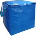 thumbnail image 1 of ABPETE Extra Large Heavy Duty Storage Bag，Storage Bags for Clothes，Extra Large Moving Bags with Zippers & Carrying Handles (Blue, 240L), 1 of 9
