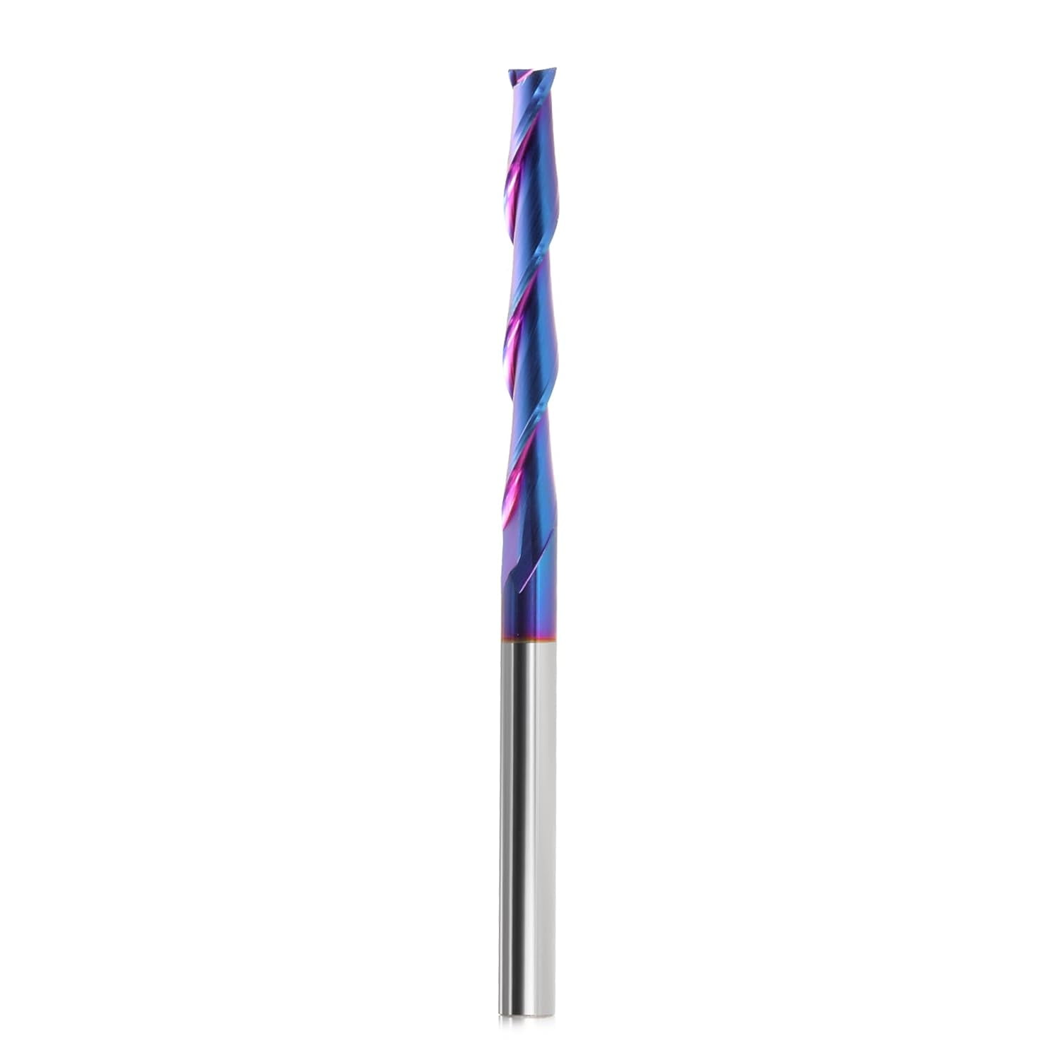 ABPETE Extra Long CNC Spiral Router Bits Up Cut 1/4 inch Shank, 2 inch ...