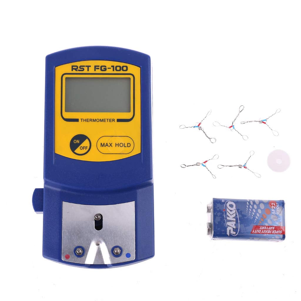 ABPETE FG-100 Digital Soldering Iron Thermometer,High Precision Temperature Tester for Soldering Tips