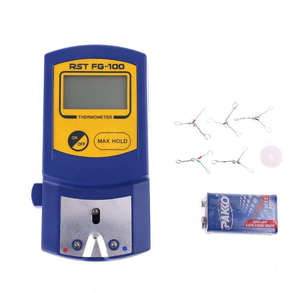 ABPETE FG-100 Digital Soldering Iron Thermometer,High Precision Temperature Tester for Soldering Tips