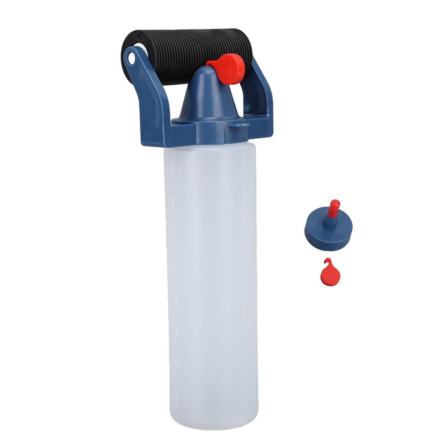 ABPETE Glue Roller Applicator Bottle Wood Glue Bottle with Roller Dispenser, Easy to Operate Precise Glue Coating Universal Glue Applicator Set for Woodworking, 8.27x3.15in Glue Bottle