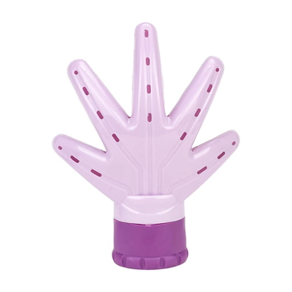 ABPETE Hand-shape Hair Diffuser Dryer Diffuser Nozzle for Wavy Styling for Barber Beauty Salon Accessories Diffuser Hair Dryer Attachment(Purple)