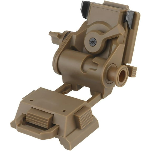 ABPETE L4G24-Style NVG Helmet Mount - Quick-Release Tactical Shroud for PVS-15/18 & GPNVG-18 Night Vision Goggles, Aluminum Alloy Construction with Positive Lock