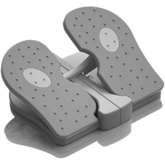 ABPETE Mini Foldable Leg Exerciser Portable Foot Pedal Exercise Machine Under Desk Stepper Exercising Leg Muscles Physical Therapy Leg Exercise Relieves Varicose Veins at Home Office
