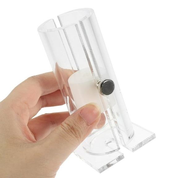 ABPETE  Mouse Restraint Device,Lab-Grade Acrylic Tube Holder with Adjustable Bracket,Transparent Fixed Restrainer for Biomedical Research