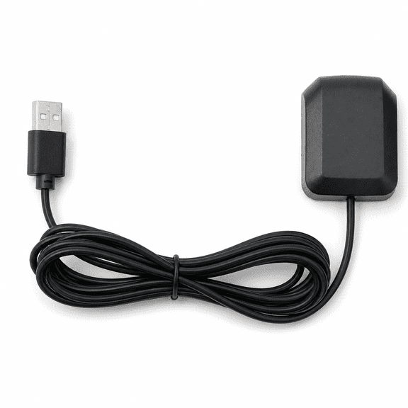 ABPETE USB GPS Receiver, External GPS Antenna Navigation Module with Remote-Mount Cable for Raspberry Pi, Laptop and Compatible Computer Positioning Systems