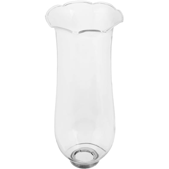 ABPETE Oil Lamp Chimney,Clear Hurricane Lamp Glass Shade,Vintage Glass Shade Replacement for 3 Inch Base Kerosene Lamps