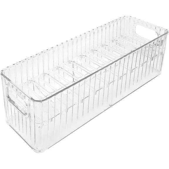 ABPETE Phone Case Organizer, Clear Plastic Storage Box for Holder Cell Phone, Multifunctional Case Storage Box