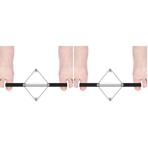 ABPETE Pilates Toe Stretcher Bunion, Hallux Valgus Big Toe Strap Spacer Tension Bunion Exercise Band Stretchy Alignment Splint Restores Pain Relief for Women Men (Pack of 2)