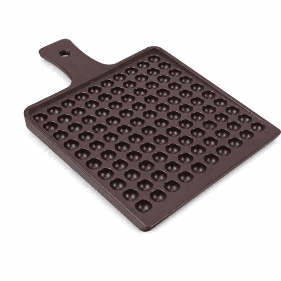 ABPETE Pill Counting Tray, Plastic Medicine Dispenser Tray with Handle, Pill Counter Tablet Counting Plate, Counting Tool Tray(100 Holes)
