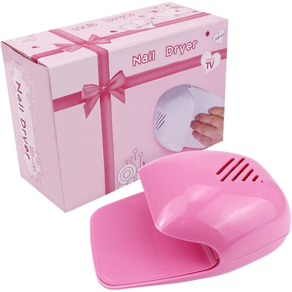 ABPETE Portable Nail Dryer - Quick Dry Air Blower for Regular Polish, Fingernail and Toenail Art - Fan Machine