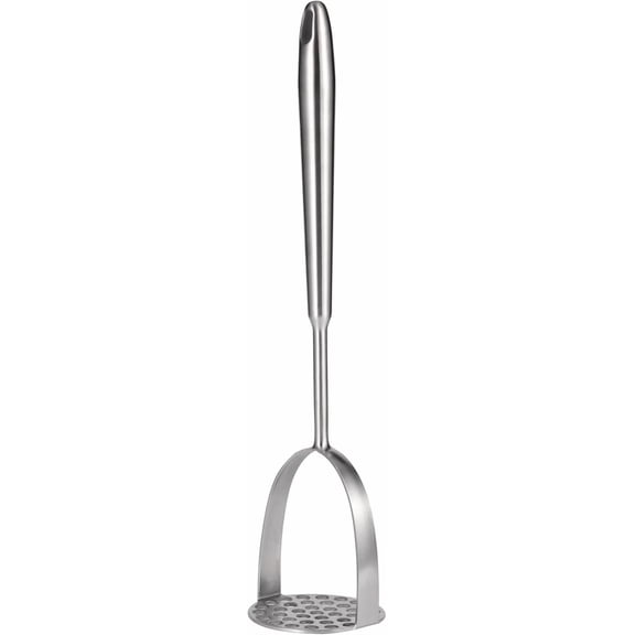 ABPETE Potato Masher SUS304 Stainless Steel Potato Masher with Long Handle for Avocado, Mashed Potatoes, Beans, Vegetables, 13.8-Inch