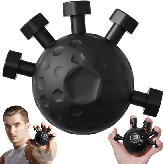 ABPETE Pro Finger Strengthener,Adjustable Grip Trainer for Rock Climbers & Musicians,Non-Slip Frosted ABS
