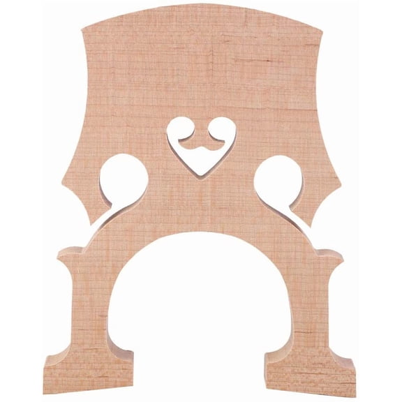 ABPETE Professional Cello Bridge - Handcrafted Solid Maple Wood for 1/4 Size Cellos, Premium Replacement Bridge with Precise Sound Transmission & Easy Installation