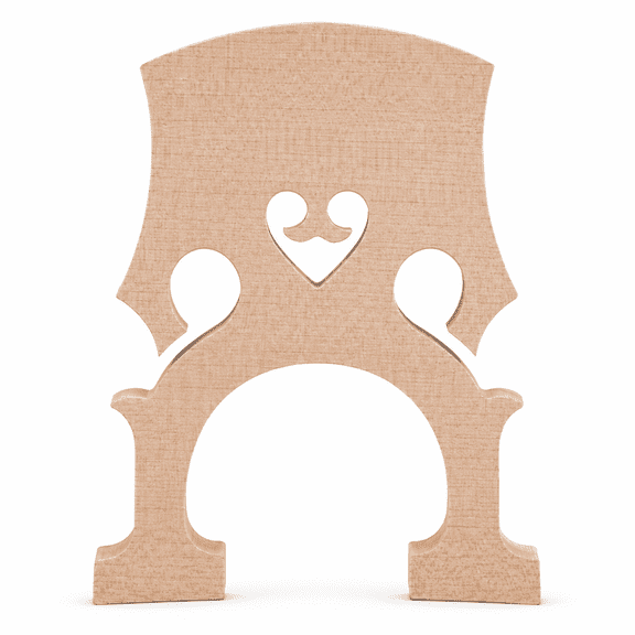 ABPETE Professional Cello Bridge - Handcrafted Solid Maple Wood for 1/4 Size Cellos, Premium Replacement Bridge with Precise Sound Transmission & Easy Installation