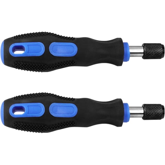 ABPETE Ratchets Screwdriver Bit Holder Security Bit Antislip Handle 1/4'' 6.35mm Handle Bit Driver