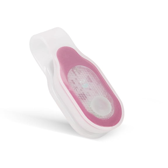 ABPETE Rechargeable Nurse Light Clip On for Night Shift, Bright Hand-Free Nursing Work Flashlight, Lightweight Nurse Scrub Light for Badge, Emergency Clip-on Flashlight for Travel, Walk, Run, Pink