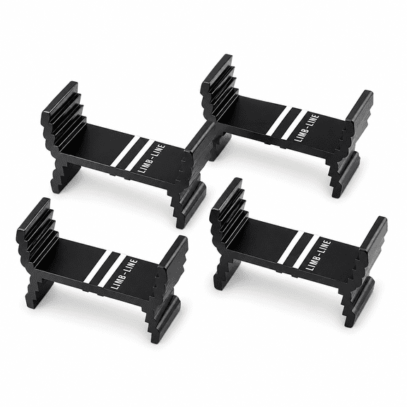 ABPETE Recurve Bow Tuning Tool Set,Center Shot Alignment Gauge & Limb Calibration Module for Accurate Bow Setup, Black Archery Accessories(4-Pack)