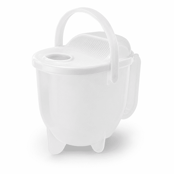 ABPETE Rice Washer Strainer Bowl with Handle, 14 oz Multipurpose Kitchen Colander for Washing Rice, Grains, Fruit and Vegetables, 7.5 x 6.3 x 4.7 in
