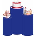 thumbnail image 1 of ABPETE Royal Blue Cylinder Covers Set of 3 Spandex Cylinder Stand Cover Cake Pedestal Stand Cloth Round Pillar Covers Cylinder Stands for Party Covers for Wedding Birthday Decor(Not Included Stands), 1 of 15