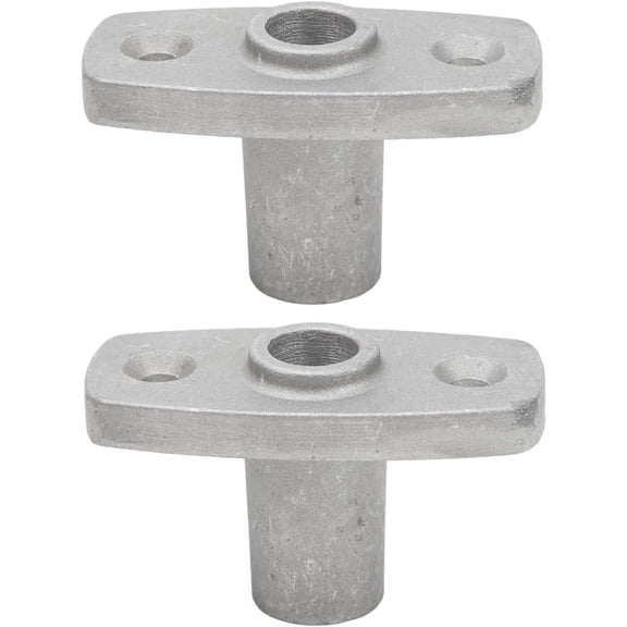 ABPETE Rugged 2Pcs Top Mount Rowlock Socket 1/2in, Reliable Oar Lock Holder for Boats, Universal T Shape Bracket, Marine Socket, Easy to Install, Suitable for Sea Water Use