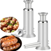 ABPETE Sausage Stuffer Meatball Maker - 2 in 1 Vertical Sausage Maker Machine Sausage Making Kit - Homemade Manual Sausage Tool for Commercial and Household Use with 2 Stuffer Tubes
