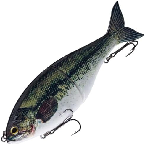 ABPETE Sinking 2-Jointed Glide Bait – Realistic Multi-Segment Soft Lure for Bass, Pike & Walleye Fishing