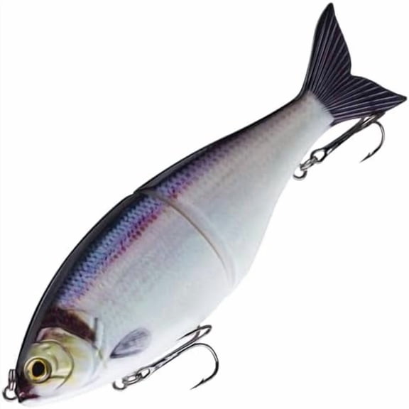 ABPETE Sinking 2-Jointed Glide Bait – Realistic Multi-Segment Soft Lure for Bass, Pike & Walleye Fishing