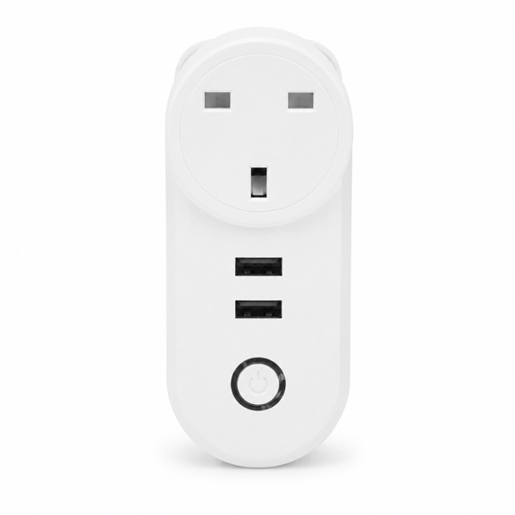 ABPETE Smart Power Socket, 16A Smart Plug, Smart Socket Home Power Socket Timer Remote Control LSPA2 UK Plug 100240VAC, adapters