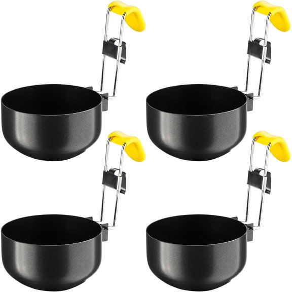 ABPETE Stainless Steel Egg Rings,Foldable Non-Stick Poached Egg Maker & Frying Mold for Perfect Round Eggs, Kitchen Gadget