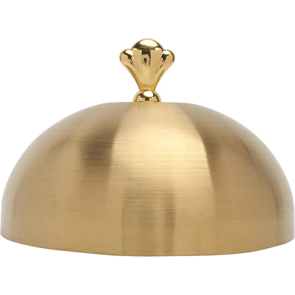 ABPETE Stainless Steel Food Dome - Round Steak & Cheese Melting Dome, Basting Cover for Home & Restaurant (20cm)