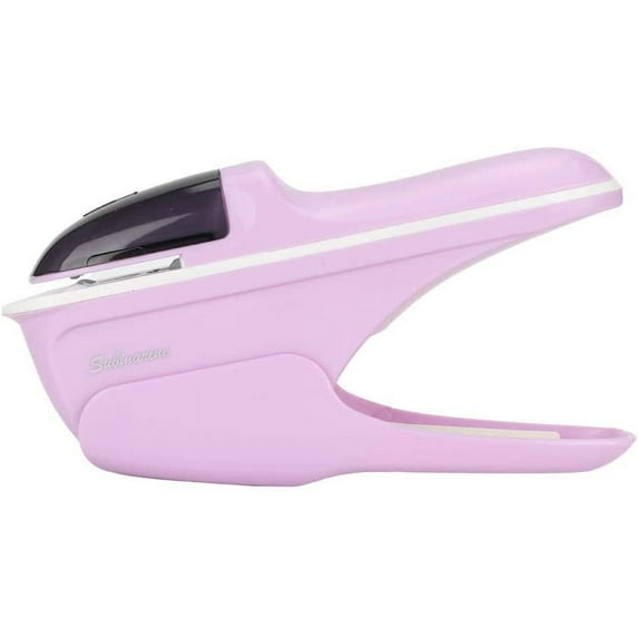 ABPETE Stapleless Stapler, No Staple Stapler Paper Clinch Compact Staple Free Staplers Binding Hand Tool Up to 8 Sheets Binding(Purple)