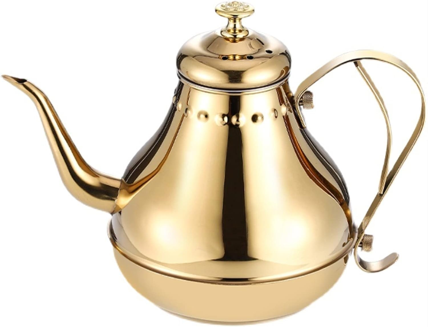ABPETE Teapot, Gold Tea Kettle, Stainless Steel Water Kettle with ...