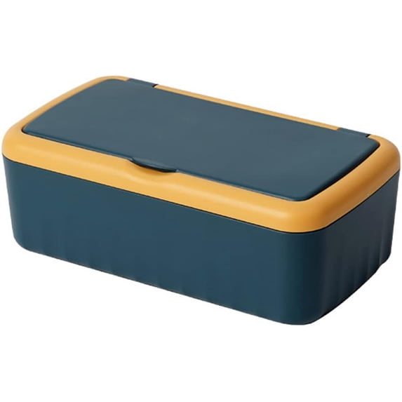 ABPETE Tissue Box with Lid, Modern Desktop Tissue Box Holder, Facial Tissue Dispenser Box, Cover Holder Napkin Organizer Wet Tissue Box with Lid Rectangular Storage Box Tissue Dispenser Box