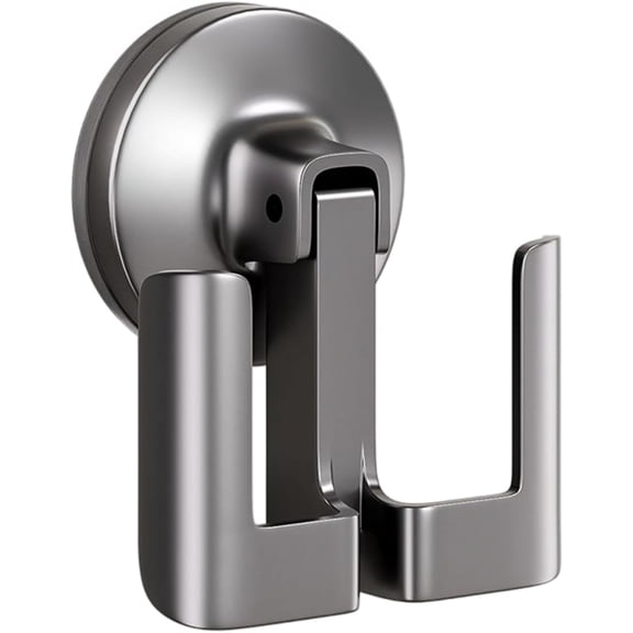 ABPETE Wall Mounted Shoe Rack,Suction cup Movable Hanging Shoe Organizer,Aluminum Shoe Storage Holder for Camper Entryway Closet,Space Saving Dorm Essentials (1 pack)