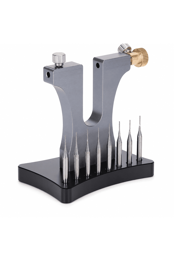 Watch Screw Remover Kit, Broken and Stripped Screw Extractor Tool with Adjustable Watch Movement Holder and 8 Precision Pins for Watchmakers and Watch Repair